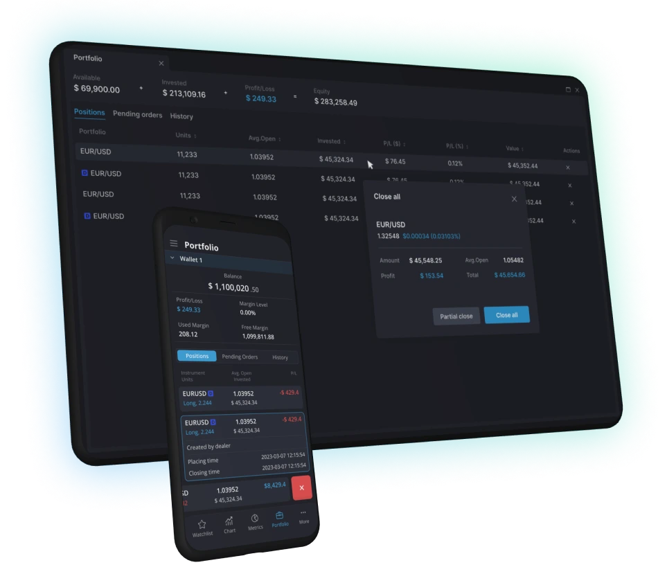 Dynamic Portfolio Tracking in Real-Time